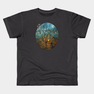 Jamming Under the Moonlight Kids T-Shirt